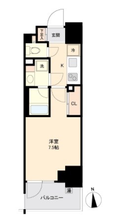 プライマル南砂の物件間取画像
